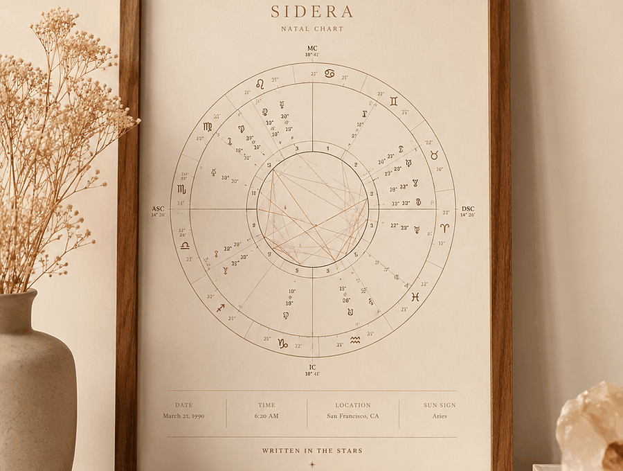 Custom Natal Chart Print